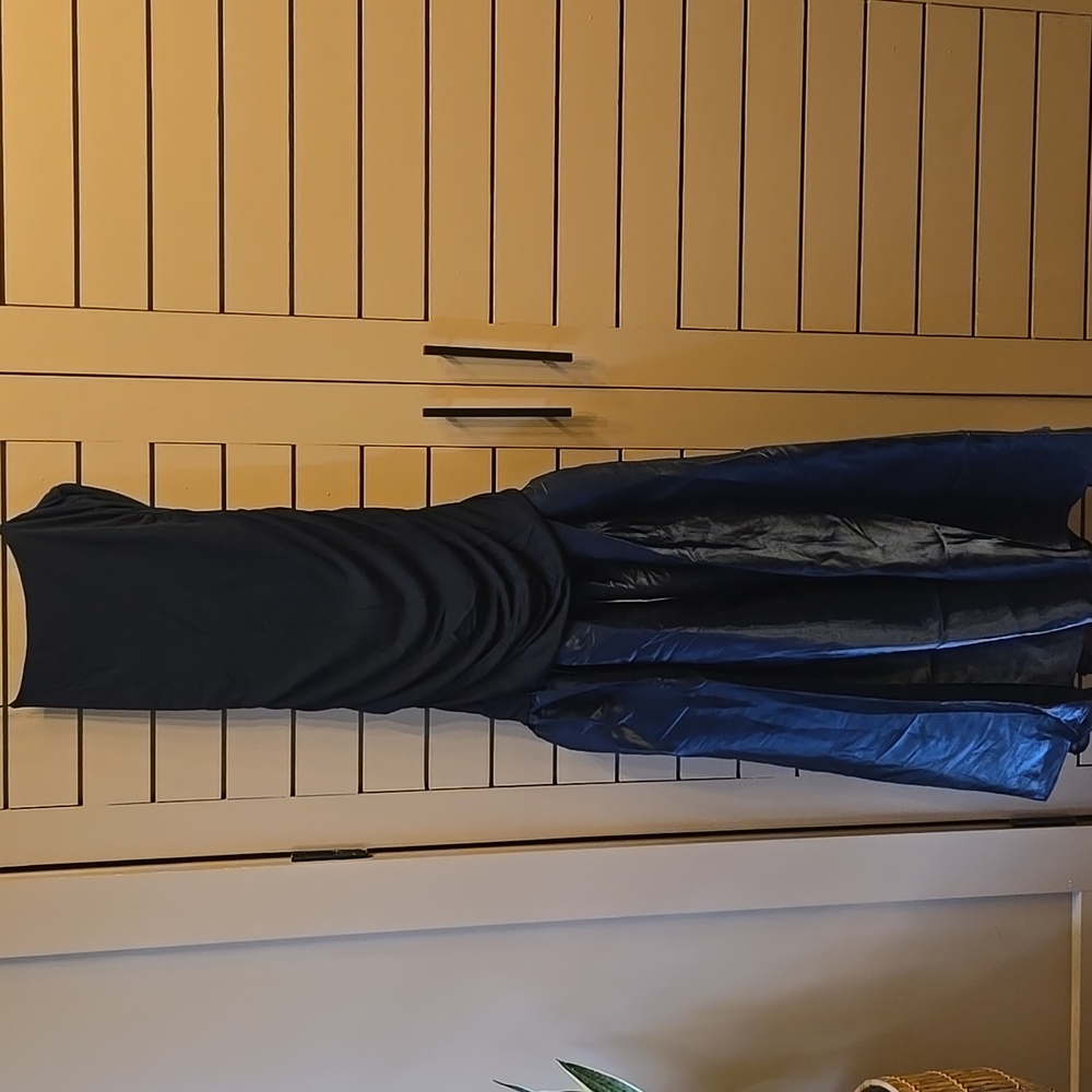 Staud LIYA DRESS BLACK NAVY Size Medium - Picture 10 of 10